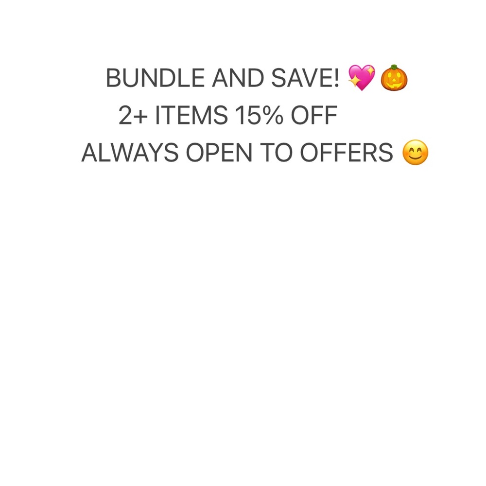 BUNDLE 2+ ITEMS SAVE 15%